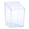 3.5oz Mini Clear Plastic Square Tower