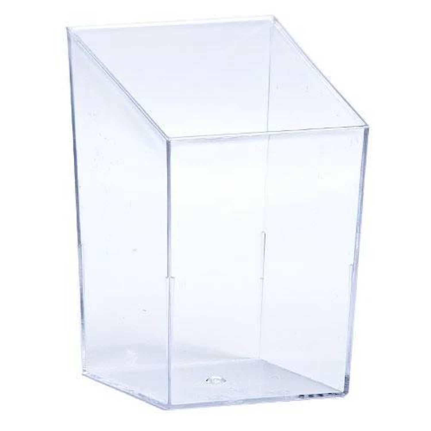 3.5oz Mini Clear Plastic Square Tower