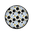 6.75" Floral Indigo Dessert Paper Plates