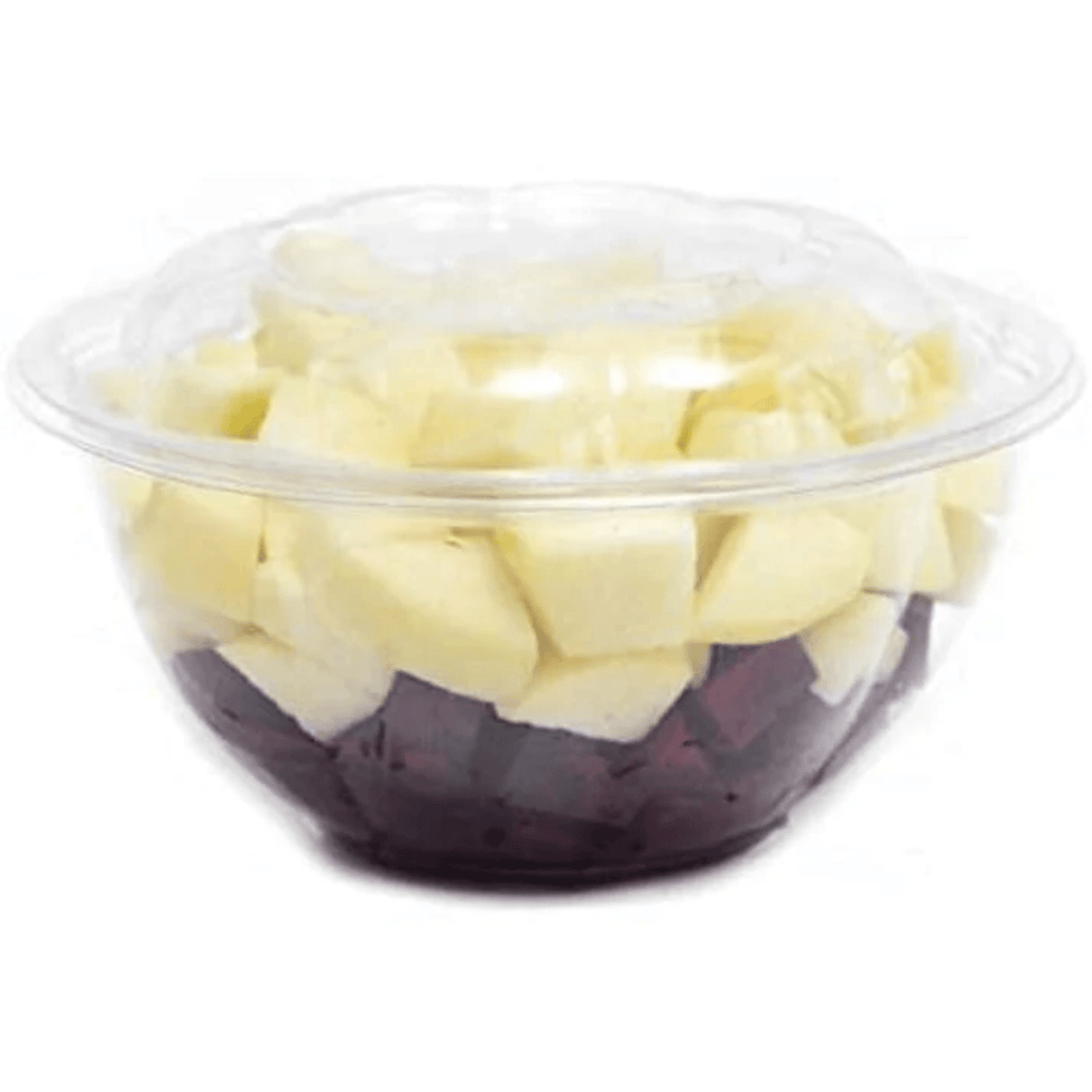 *WHOLESALE* 24oz. Rose Bowl  Salad To-Go Containers with lids Plastic Disposable 150/case