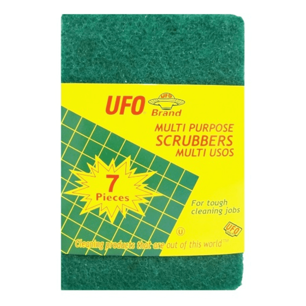 Green Multi Purpose Scrubbers: 7 Peices