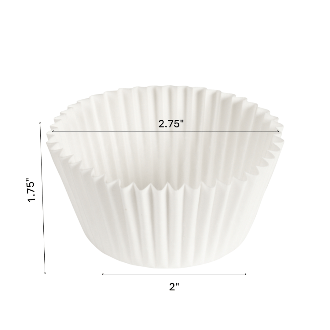 Classic White Baking Cups 100 Pieces