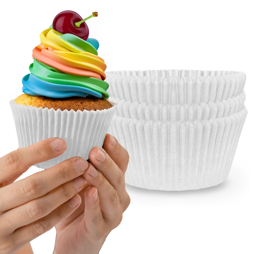 Classic White Baking Cups 100 Pieces