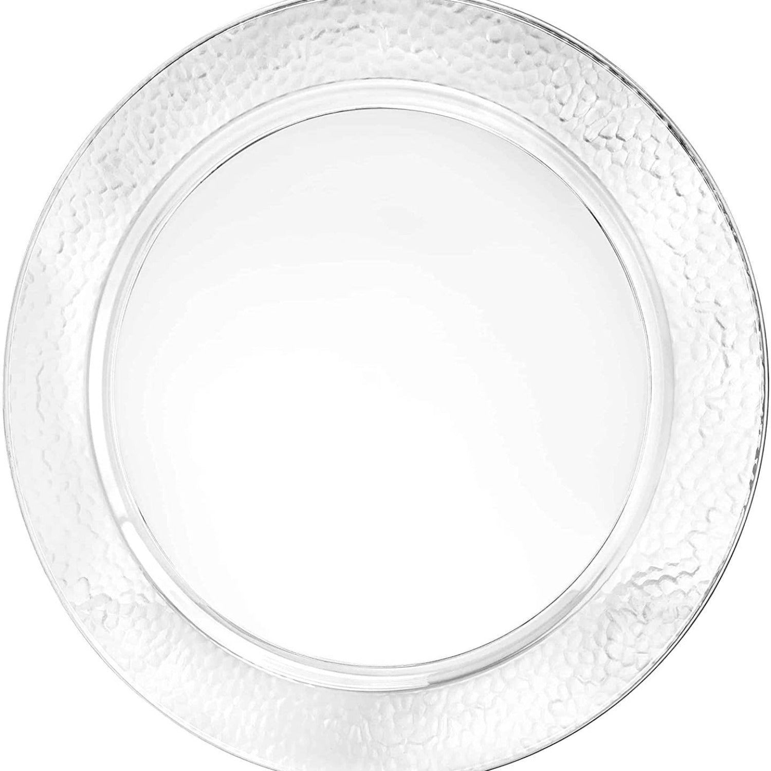 13.5" Clear Pebbled Plastic Tray