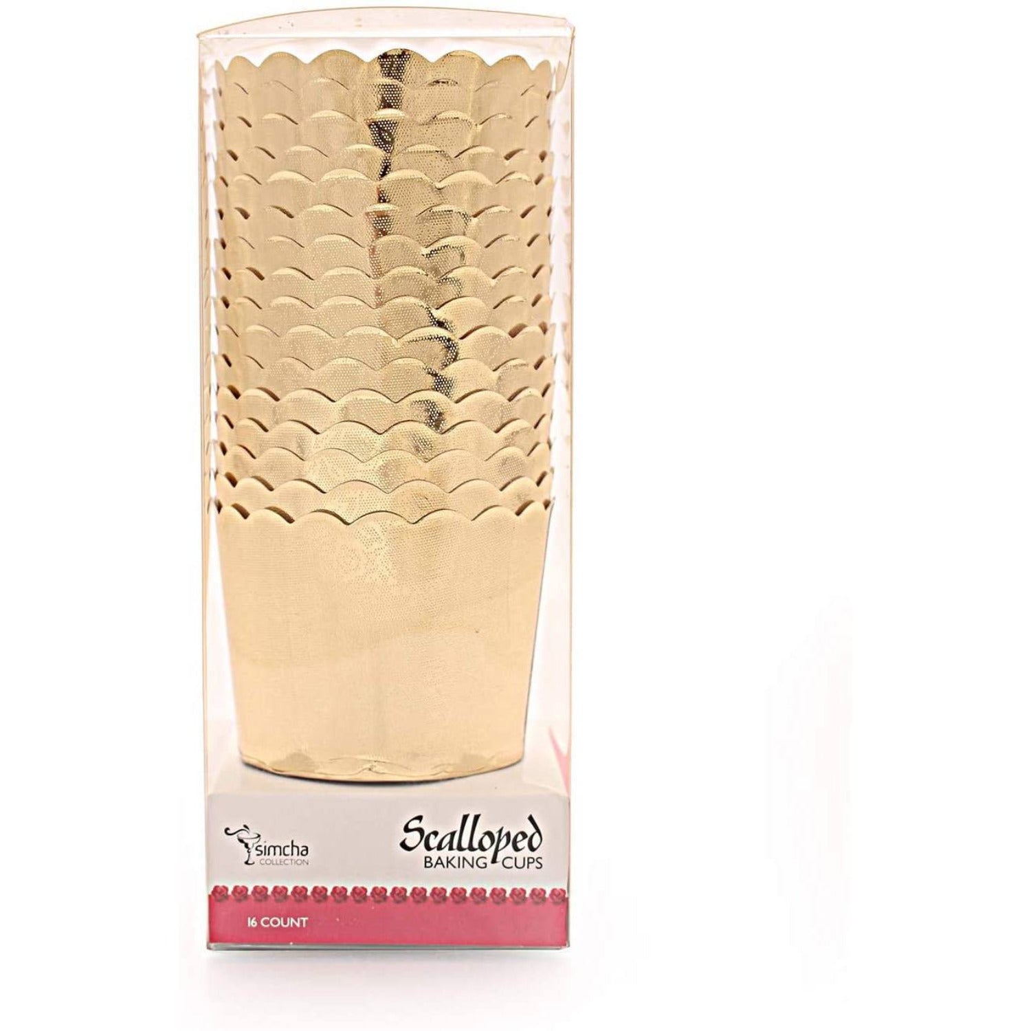 Gold Floral Baking Cups 20 Pack