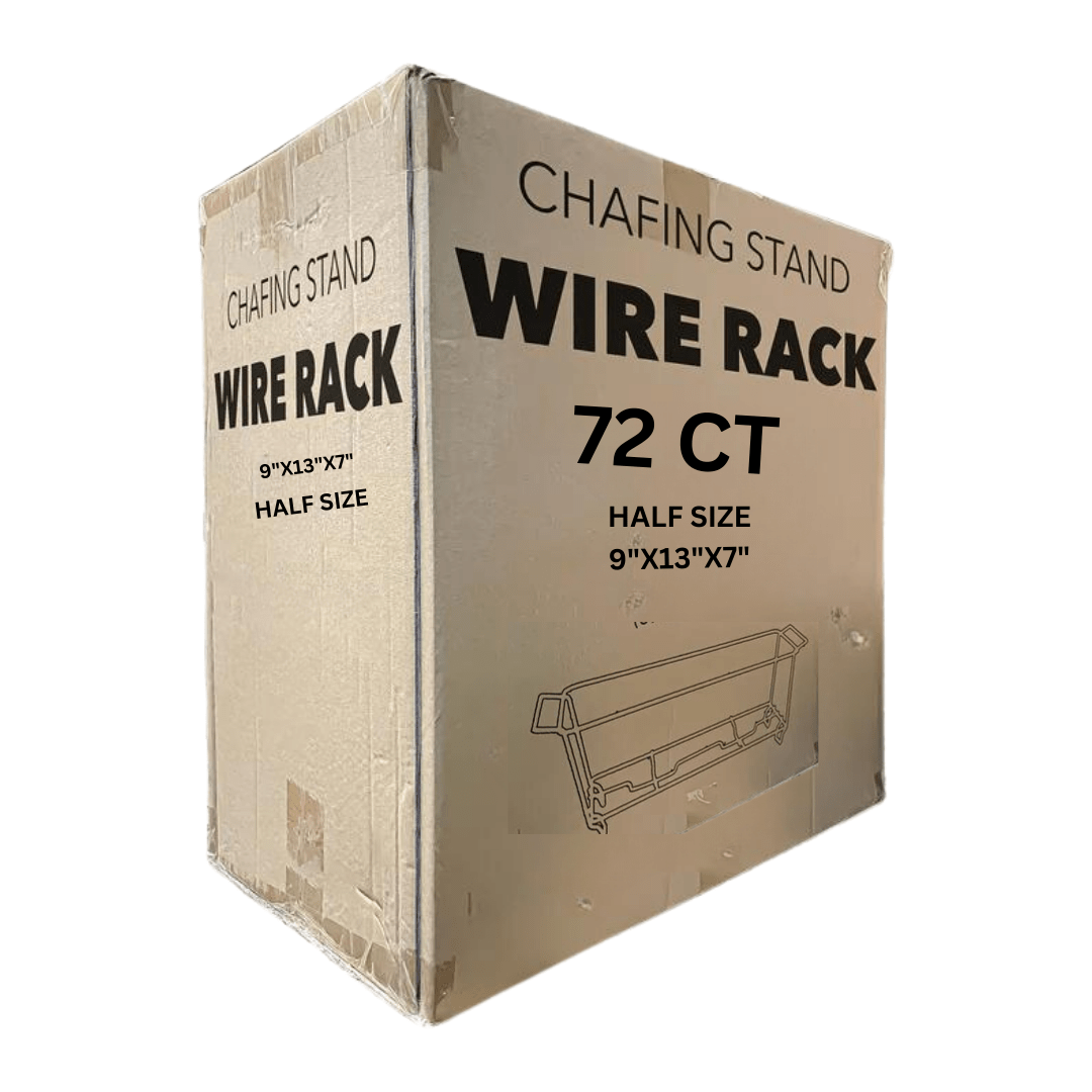 *WHOLESALE* Metal Half Size Chafing Wire Racks Disposable 72/Case