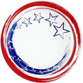 10" Paper Dinner Plates Stars 'N Stripes 24 Pack