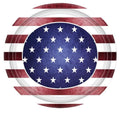12" Paper Plates American Flag Pattern 14 Pack