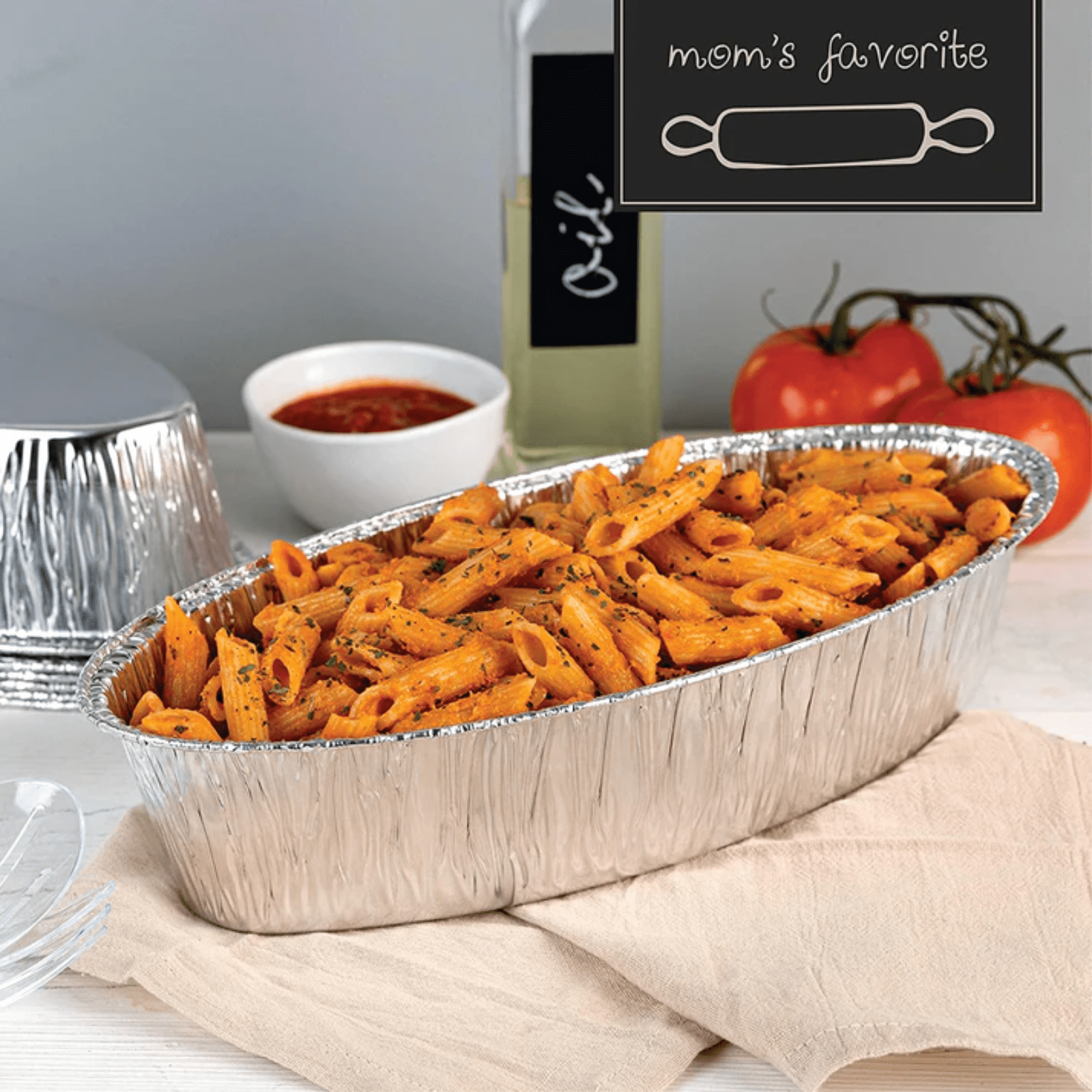 3lb Medium Oval/Challa Loaf Pan Disposable Aluminum