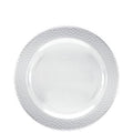 Pebbled 7.5" Clear Appetizer/Dessert Plate Plastic