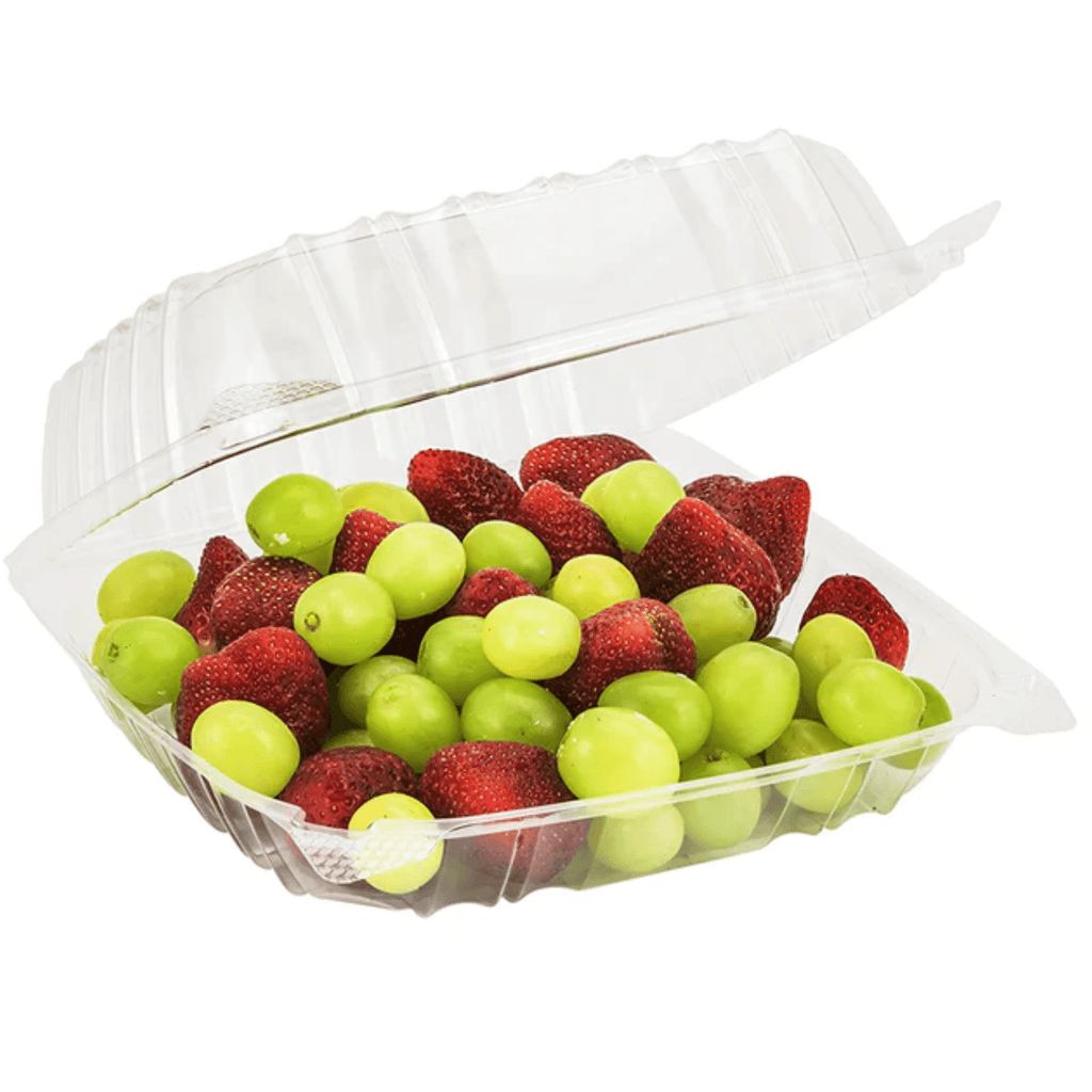 8" Clear Seal Hinged Lid Plastic Container #C9PST1  DART
