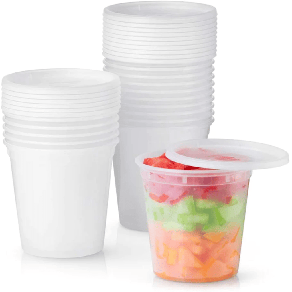 *BUY BULK* 32oz Heavy Duty Deli Food Storage Containers with Lids
