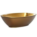 80oz GoldOval Luau Plastic Bowl