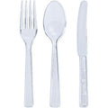 Clear Cutlery Combo Plastic Disposable