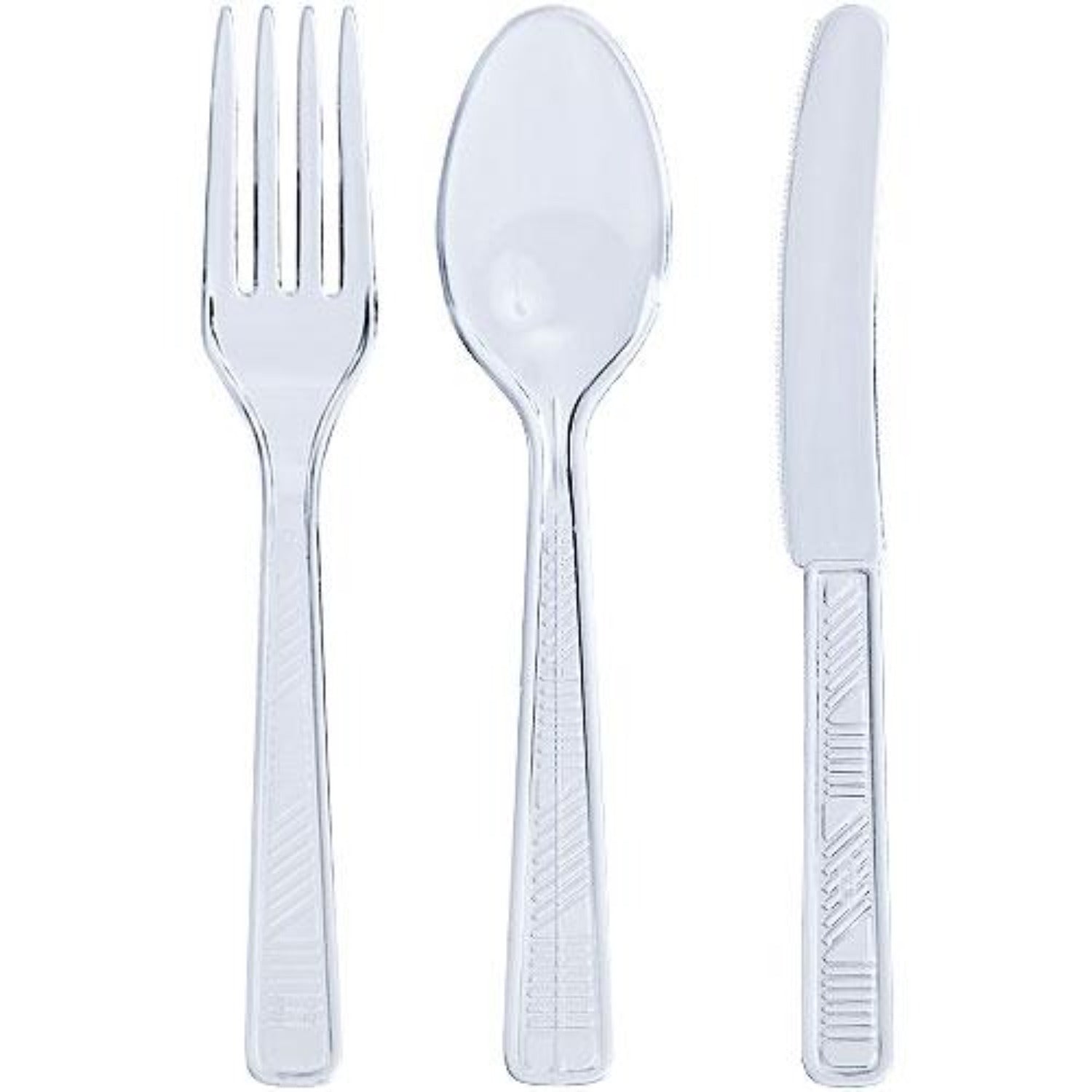 Clear Cutlery Combo Plastic Disposable