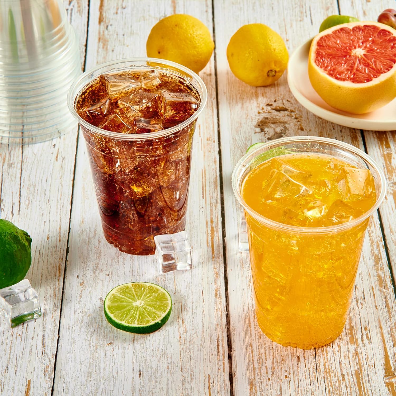 9oz Transparent Plastic Cup