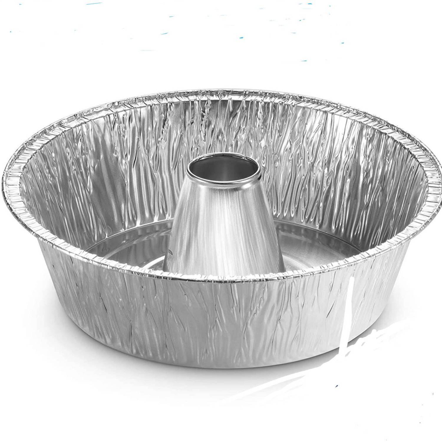 *WHOLESALE* 10" Angel Tube Disposable Aluminum Foil Pan 100/case
