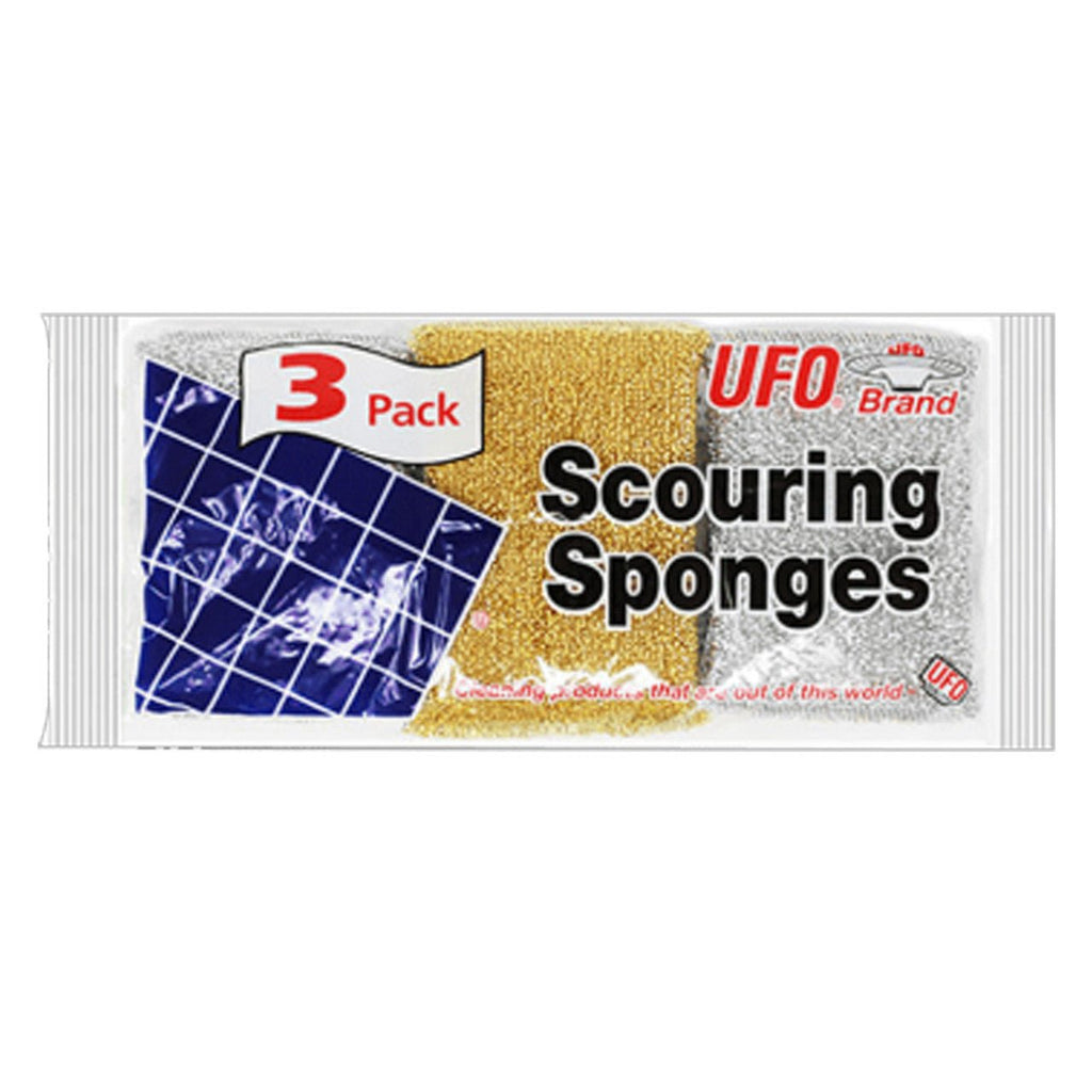 UFO Multi Purpose ScouringSponges: 3 Pack