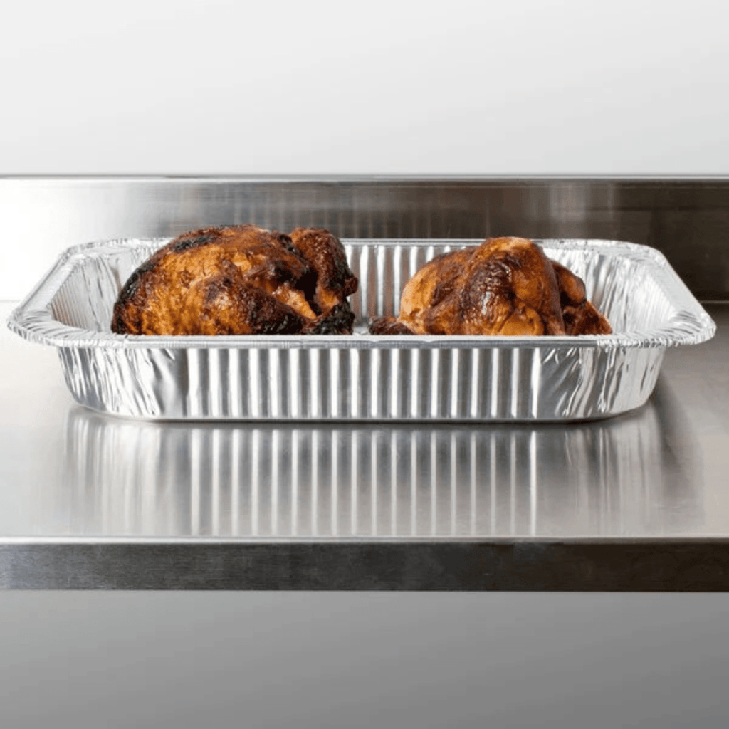 *WHOLESALE*Large 17" X 12.5" X 3.19" Rectangular Roaster Aluminum Disposable 100/case