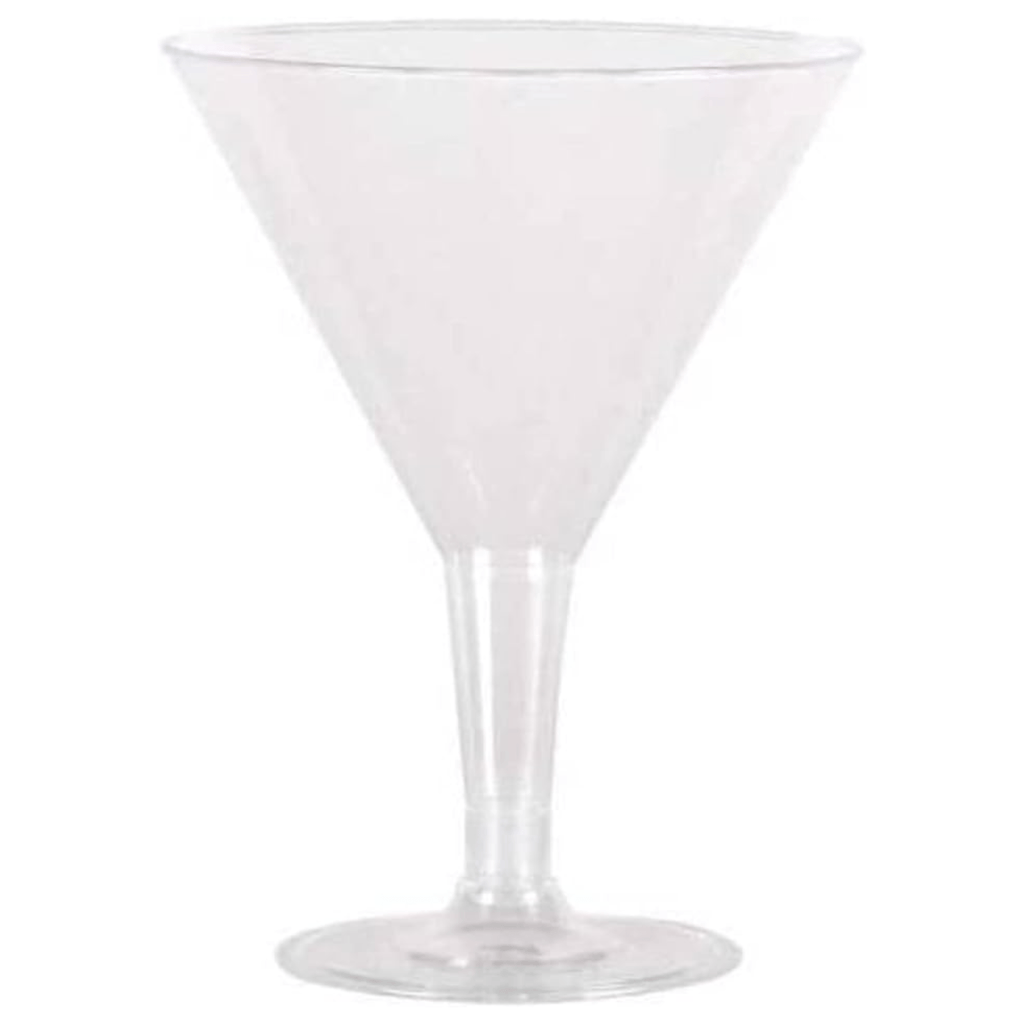 7oz Martini Plastic Clear