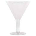 7oz Martini Plastic Clear