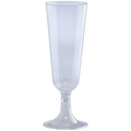 5oz Flute Champagne Glasses Heavyweight Elegant Plastic