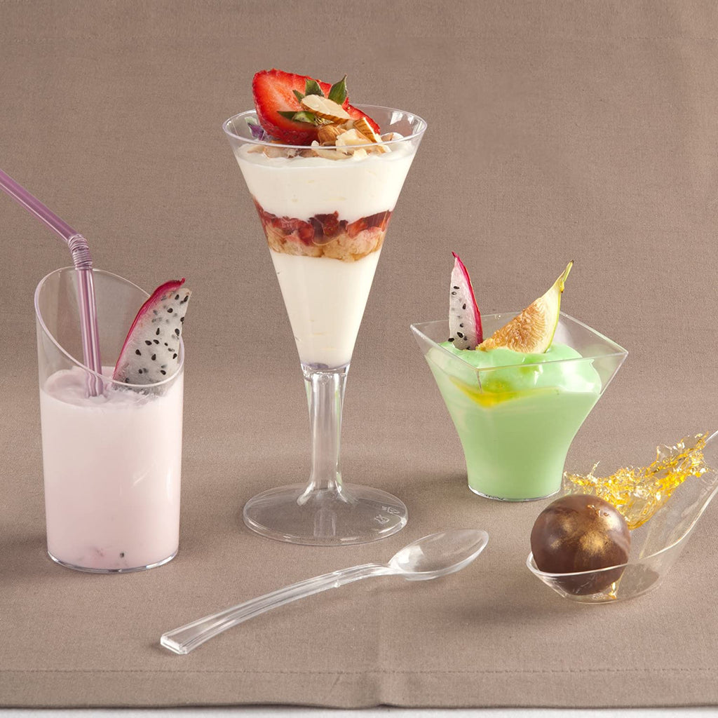 Mini Plastic Clear Spoons