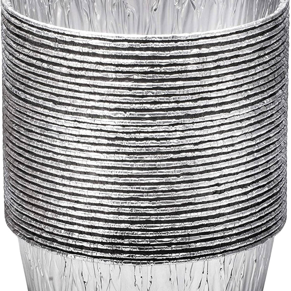 8” Round Extra Deep Extra Heavy Pan Aluminum