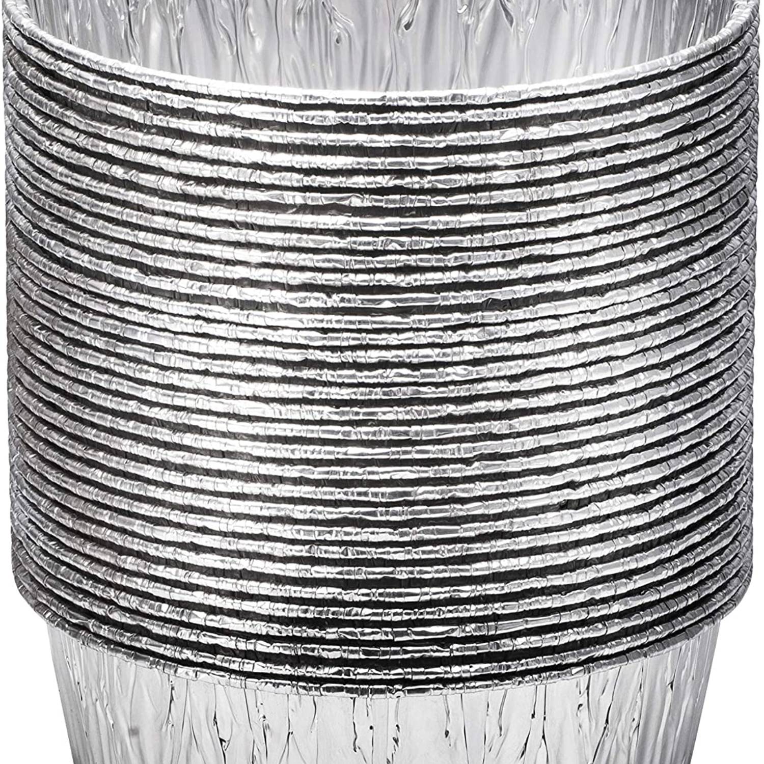 8” Round Extra Deep Extra Heavy Pan Aluminum