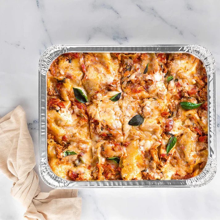 Regular weight 9×13 Half Size Aluminum Pans & Lids COMBO