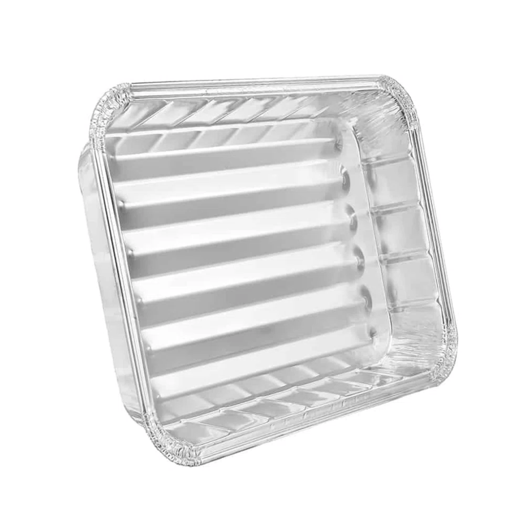 *WHOLESALE* 6.5x8.75x1 Mini Broiler Disposable Aluminum Baking Pan: 500/Case