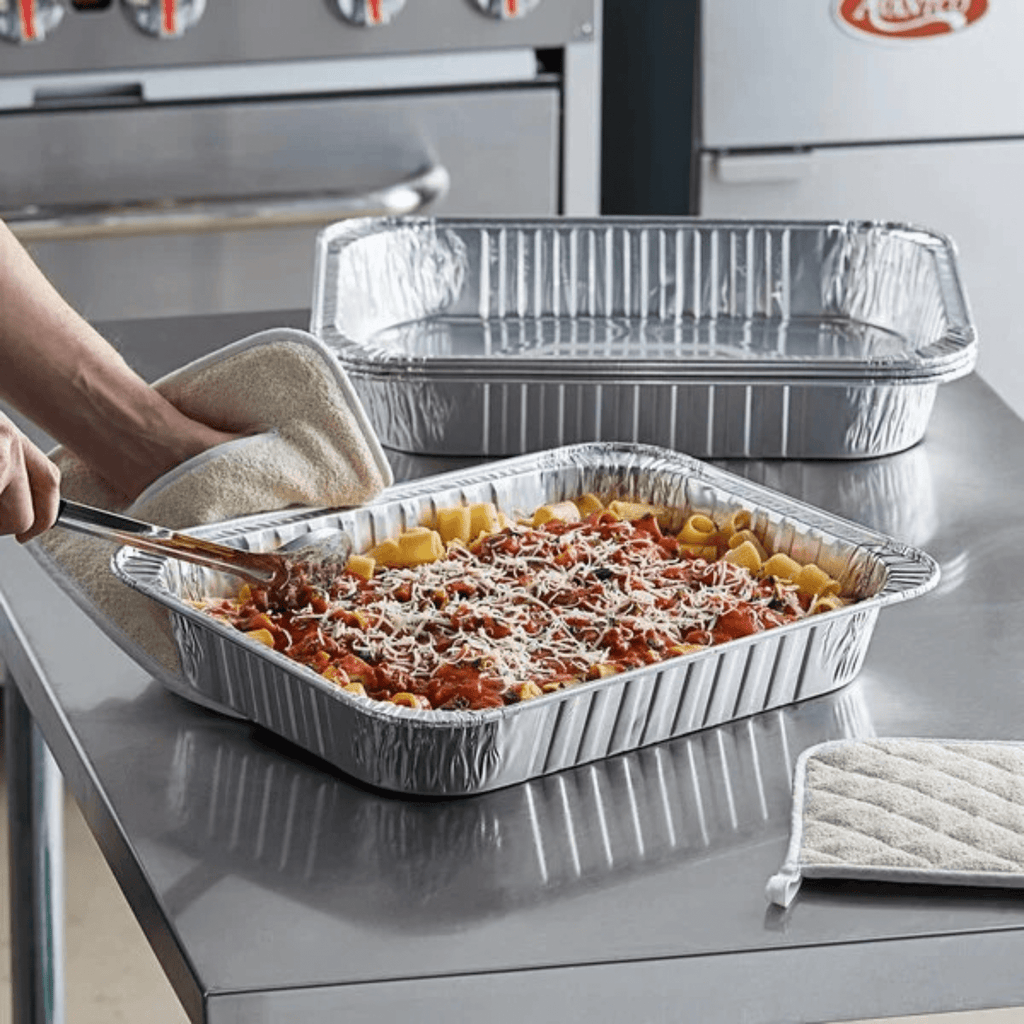 *WHOLESALE*Large 17" X 12.5" X 3.19" Rectangular Roaster Aluminum Disposable 100/case