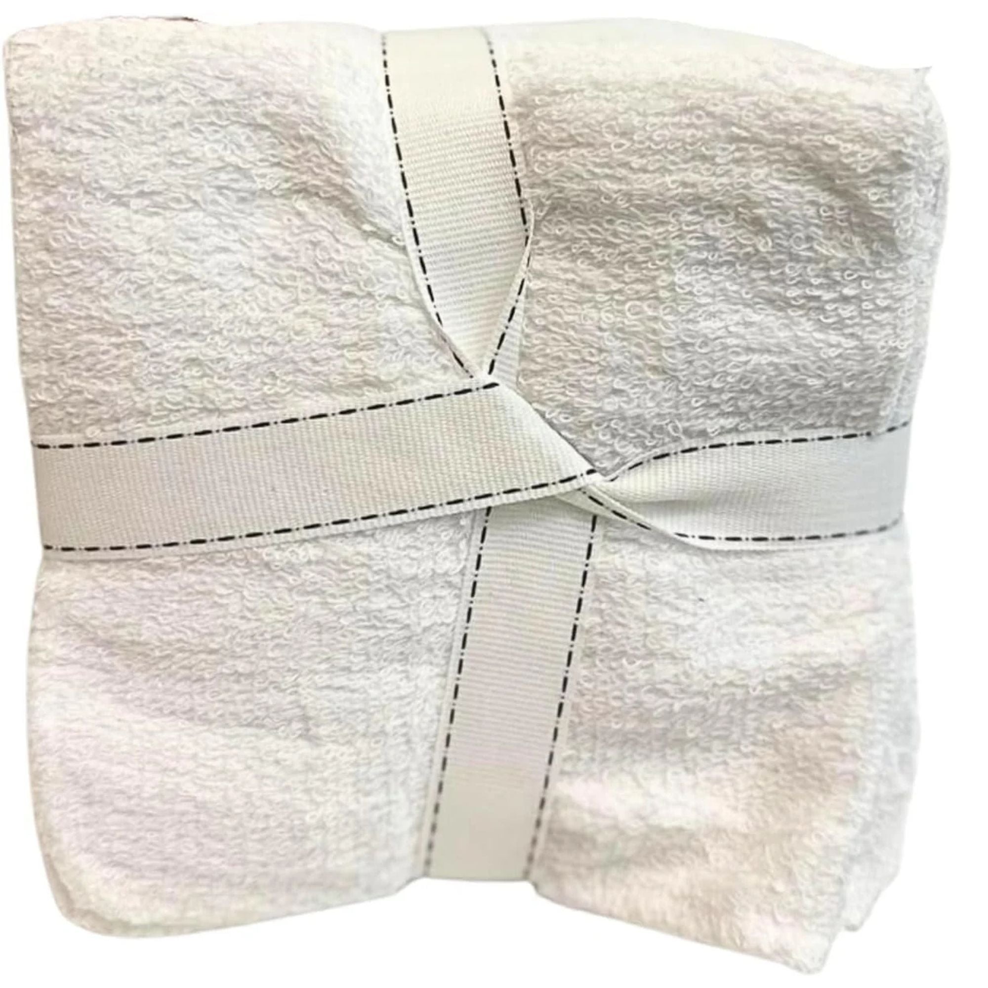 Wash Cloths 12"x12" 100% Cotton White 10 Pack