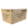 *WHOLESALE* 1Lb Oblong Pan 5.5" x 4" Disposable Aluminum 1000/case Disposable Cake Pans & Molds VeZee 1 Case