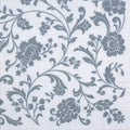 Arabesque White/Silver Lunch Napkins 20 Pack