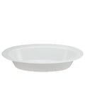 Lillian 15oz White Bowl Clear Pebbled Plastic