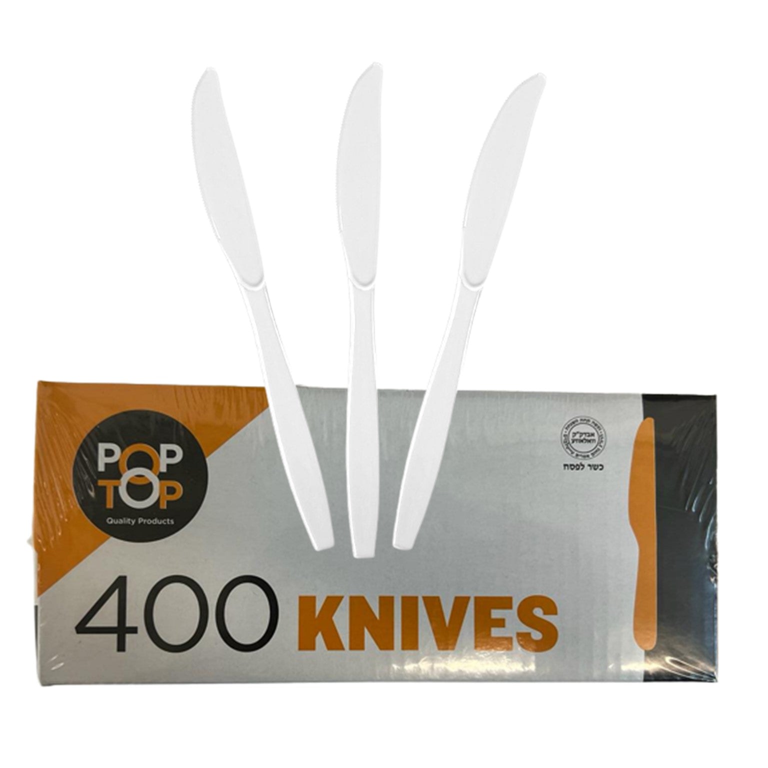 *BUY BULK* Knife White Medium Weight Disposable Plastic