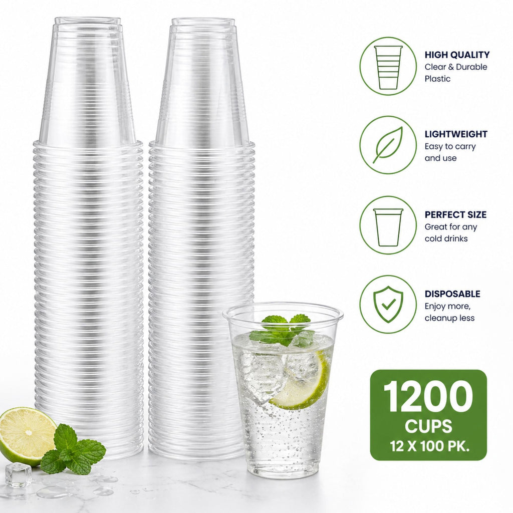 7oz Transparent Plastic Cup Light Weight