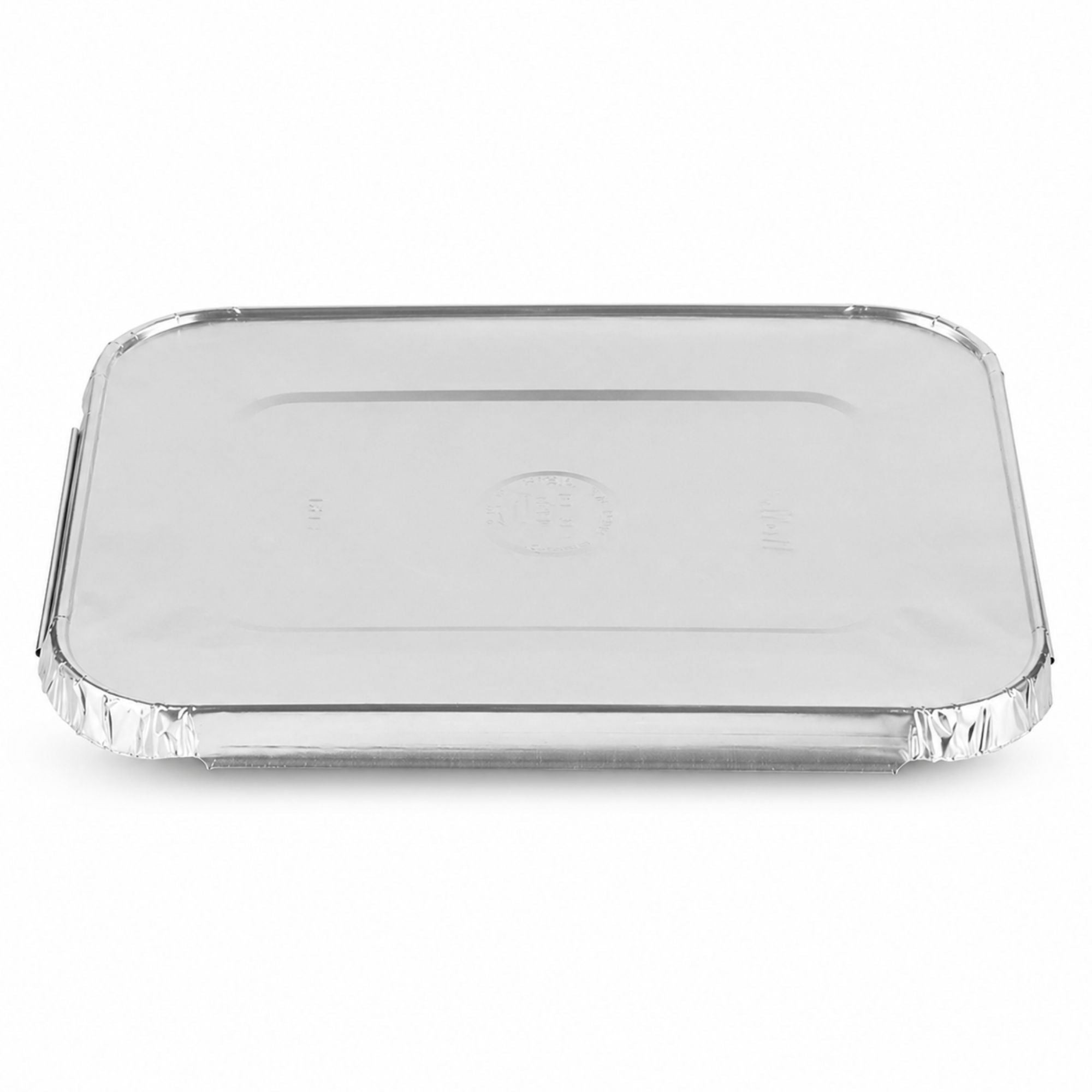 *WHOLESALE* 5LB Oblong Aluminum Lid (Must bend edges of pan to fit)  250/Case