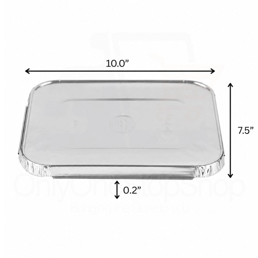 Lid For 5LB Oblong pan Aluminum Disposable