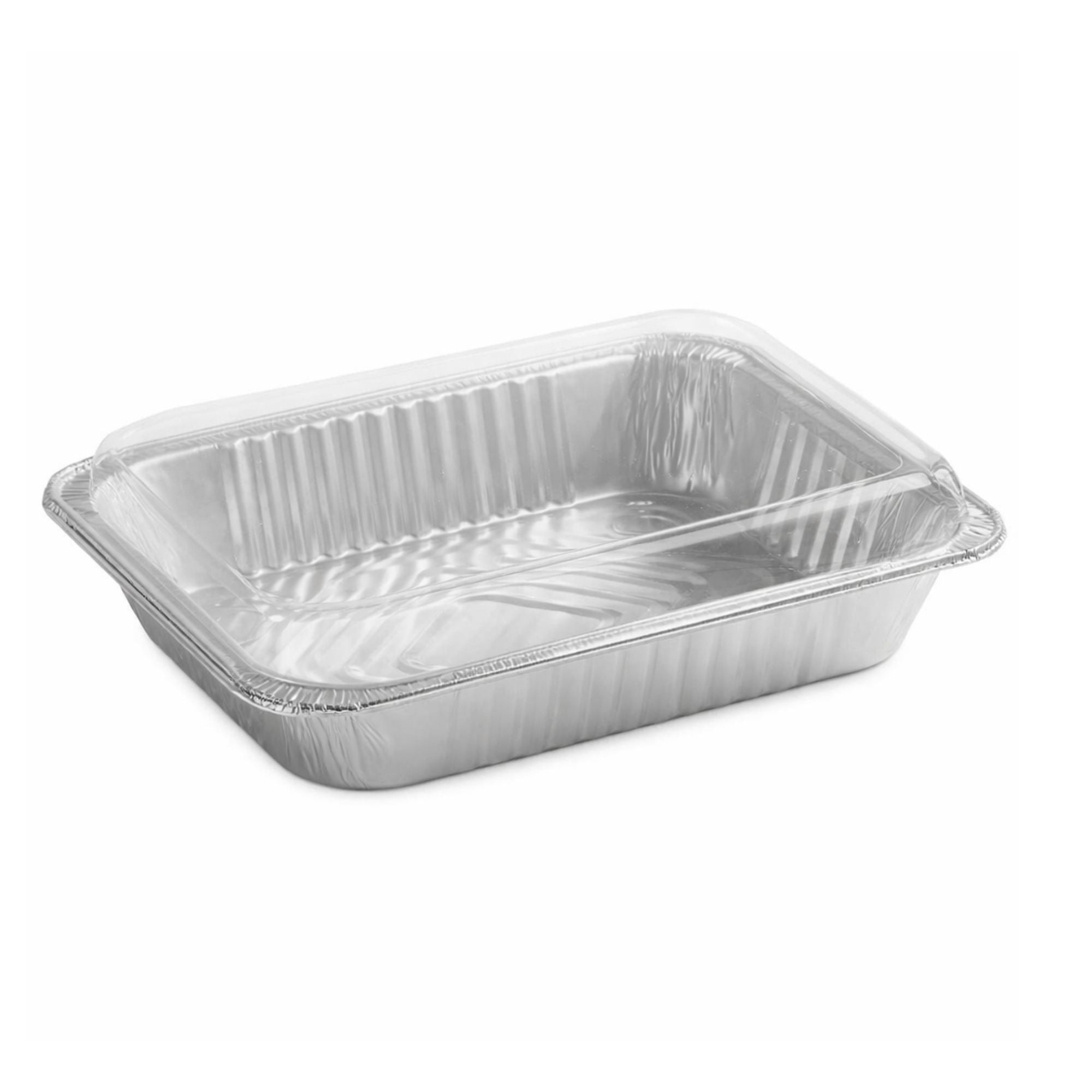 9×13 Half Size Heavy Weight Aluminum Pans with Dome lids