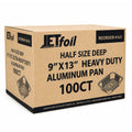*WHOLESALE* 9×13 Half Size Aluminum Pans Disposable Heavy Duty Weight 100 Pack