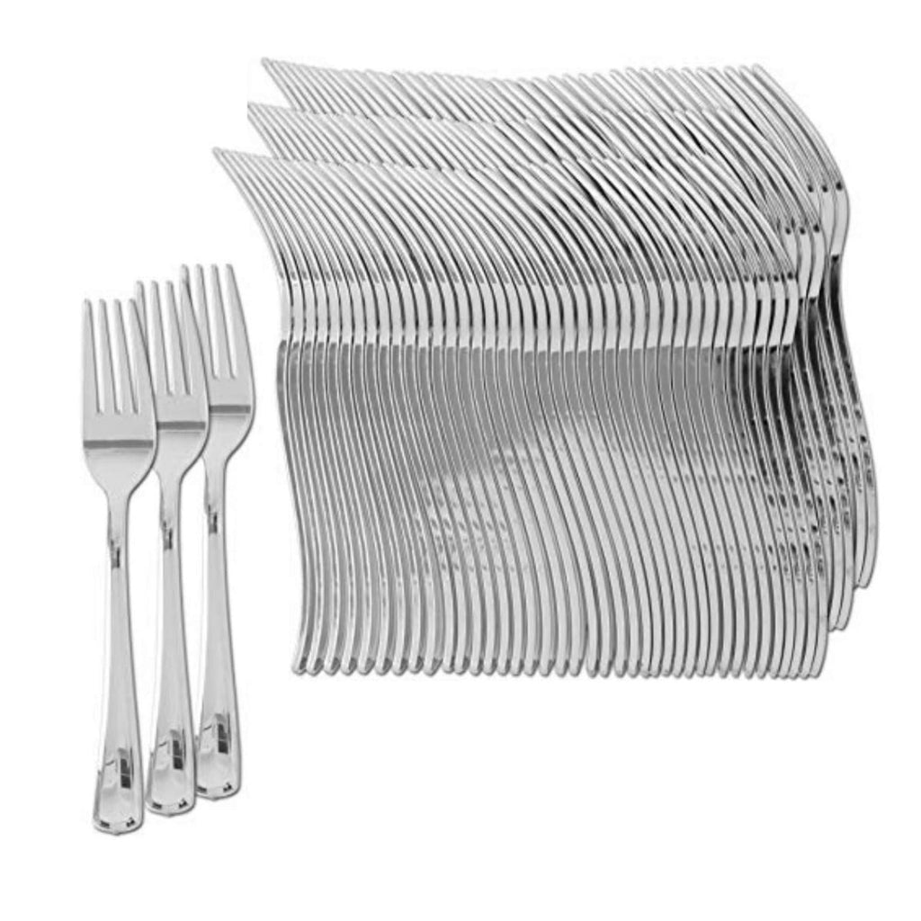 Dynasty Plastic Silver Forks