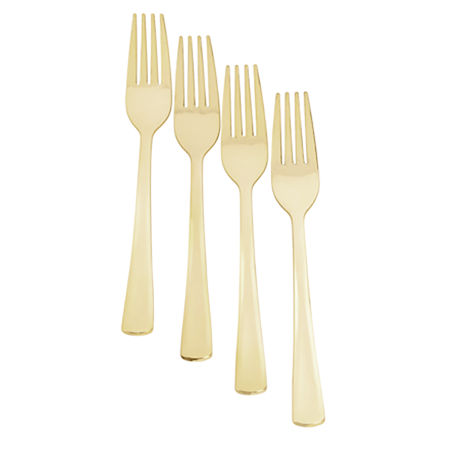Dynasty Plastic Gold Forks