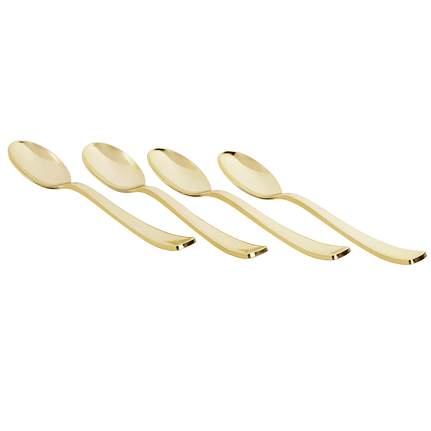 Dynasty Plastic Gold Spoons