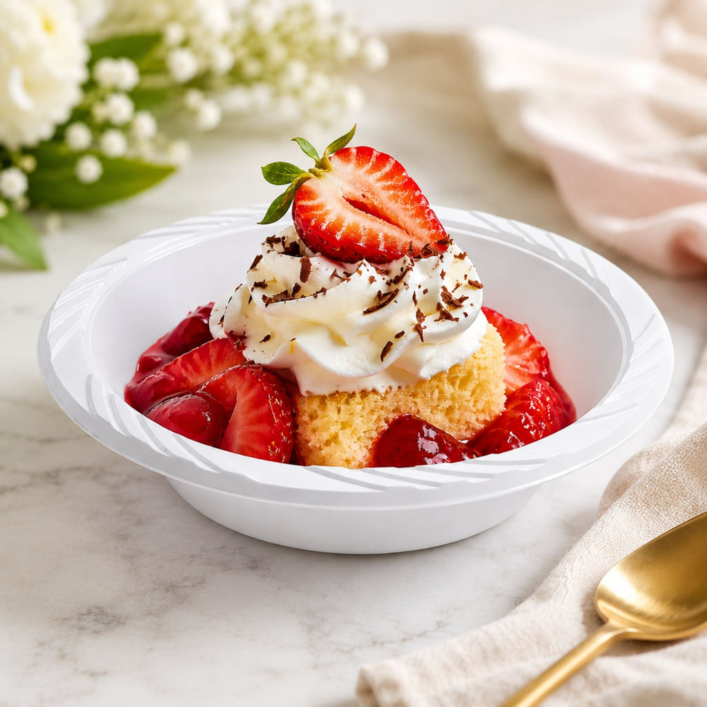 *BUY BULK* 5oz White Lightweight Dessert Bowls