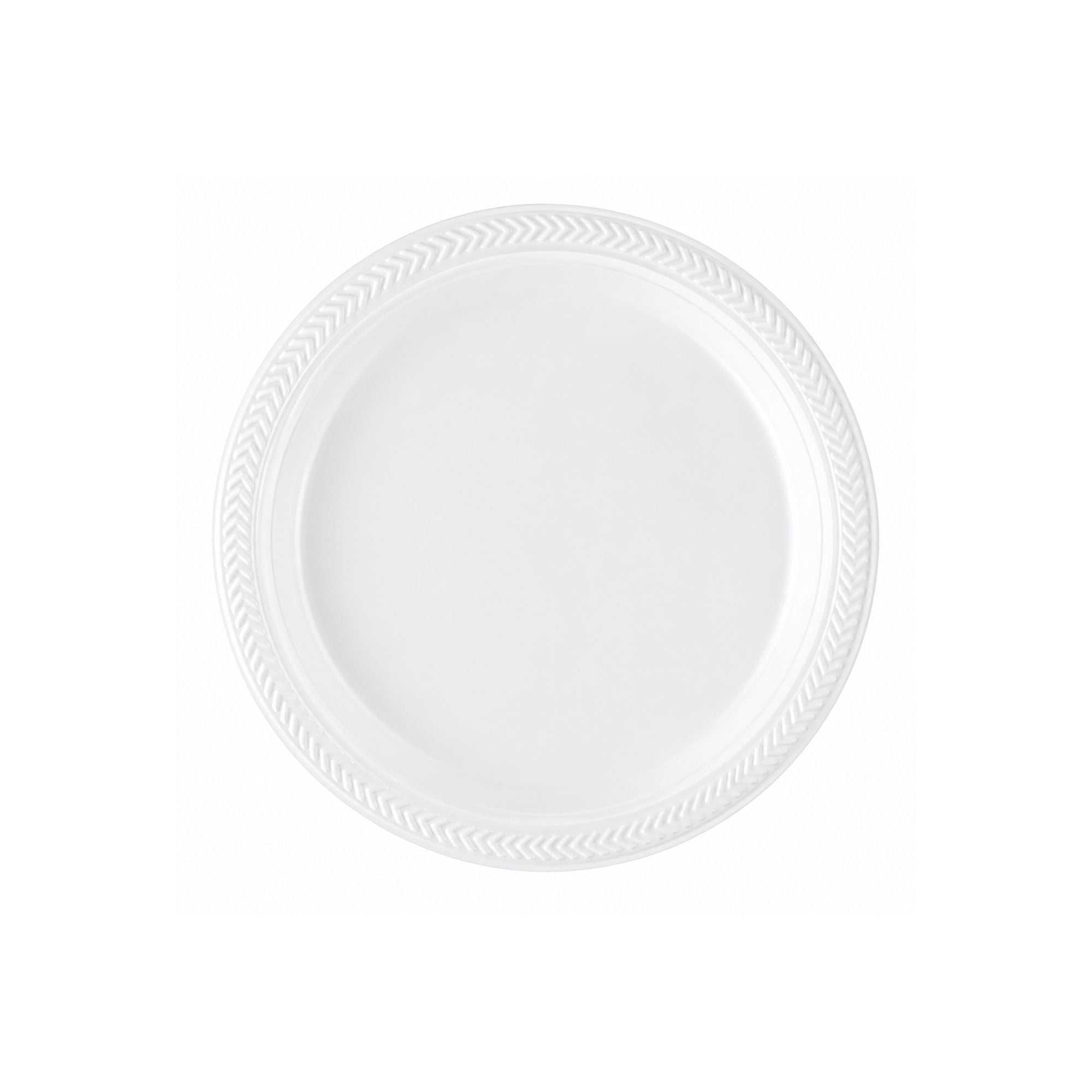 *BUY BULK* 6" plates Lightweight White Plastic  Disposable