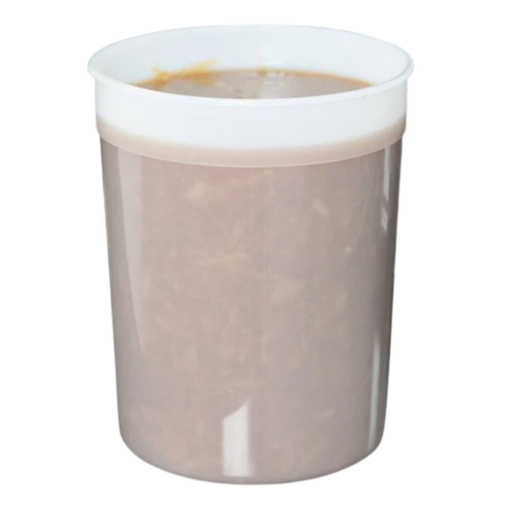 128oz Storage Containers with Lids Disposable Plastic