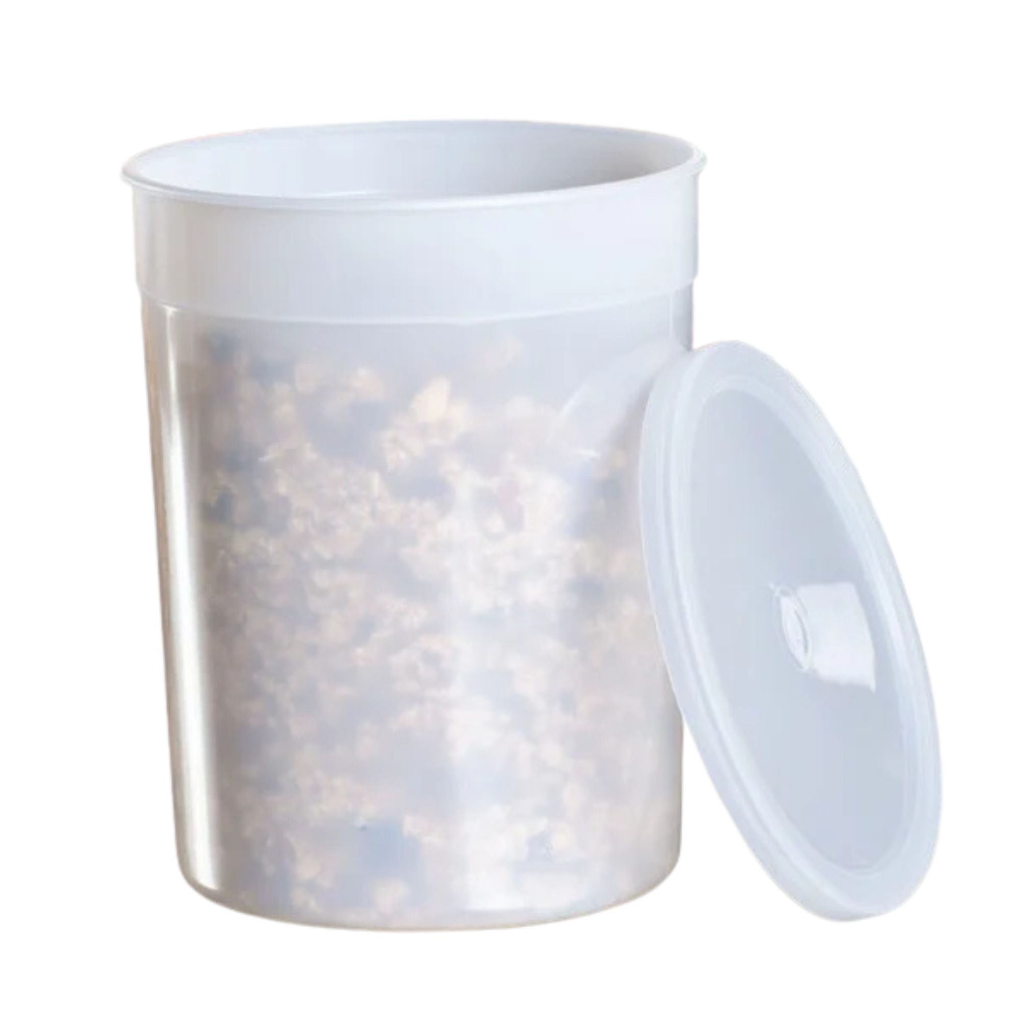 128oz Storage Containers with Lids Disposable Plastic
