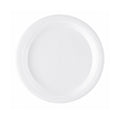 *BUY BULK* 7" plates Lightweight White Plastic Disposable
